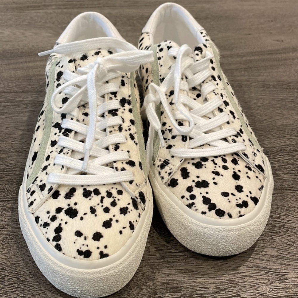 NIB New Madewell Sidewalk Calf-Hair Sneakers Low Top Sz 7.5